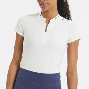 NWT: UNRL Amelia Short Sleeve Polo – White – Size M